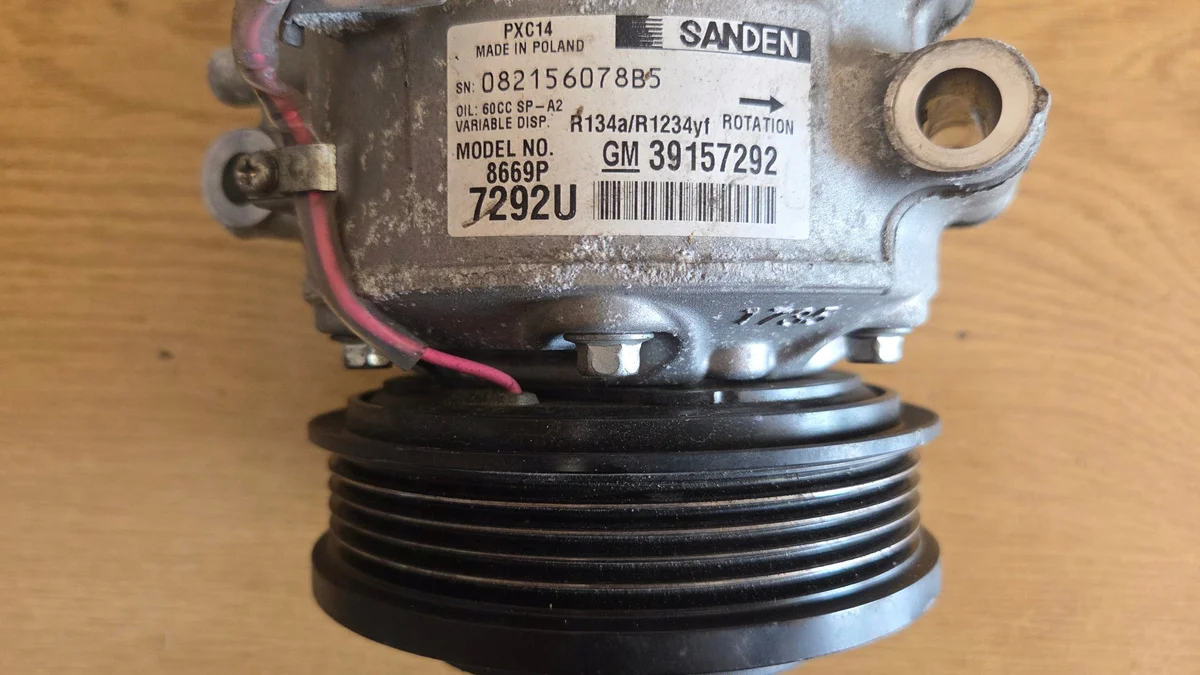 AC-kompressor Opel Astra K 1.0 T OEM 39157292 image 6