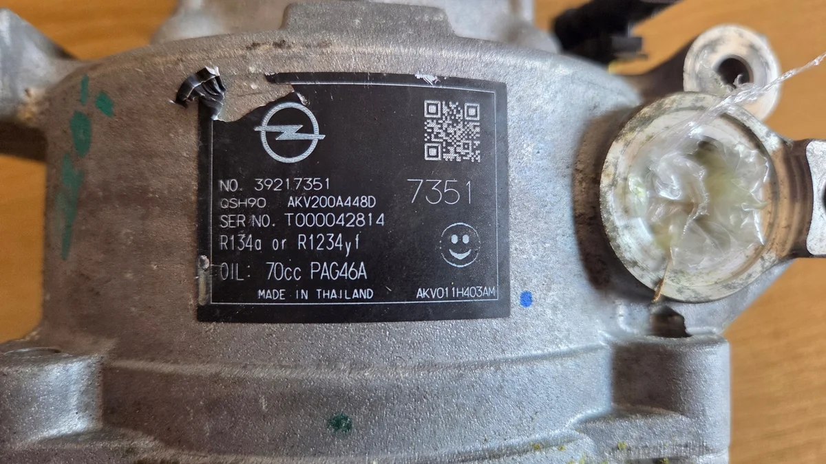 Opel ilmastoinnin kompressori 39217351 image 7