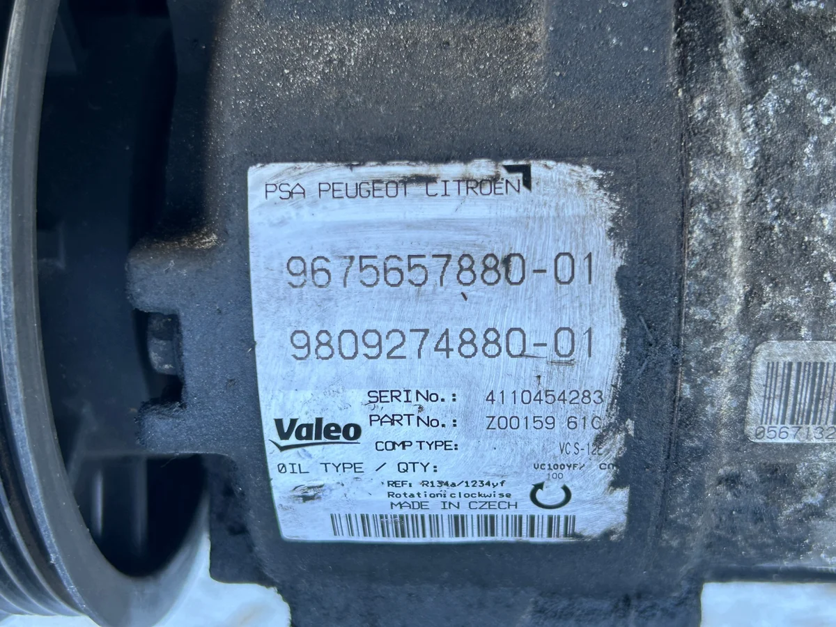 Klimakompressor Peugeot 308 II T9 9675657880 image 6