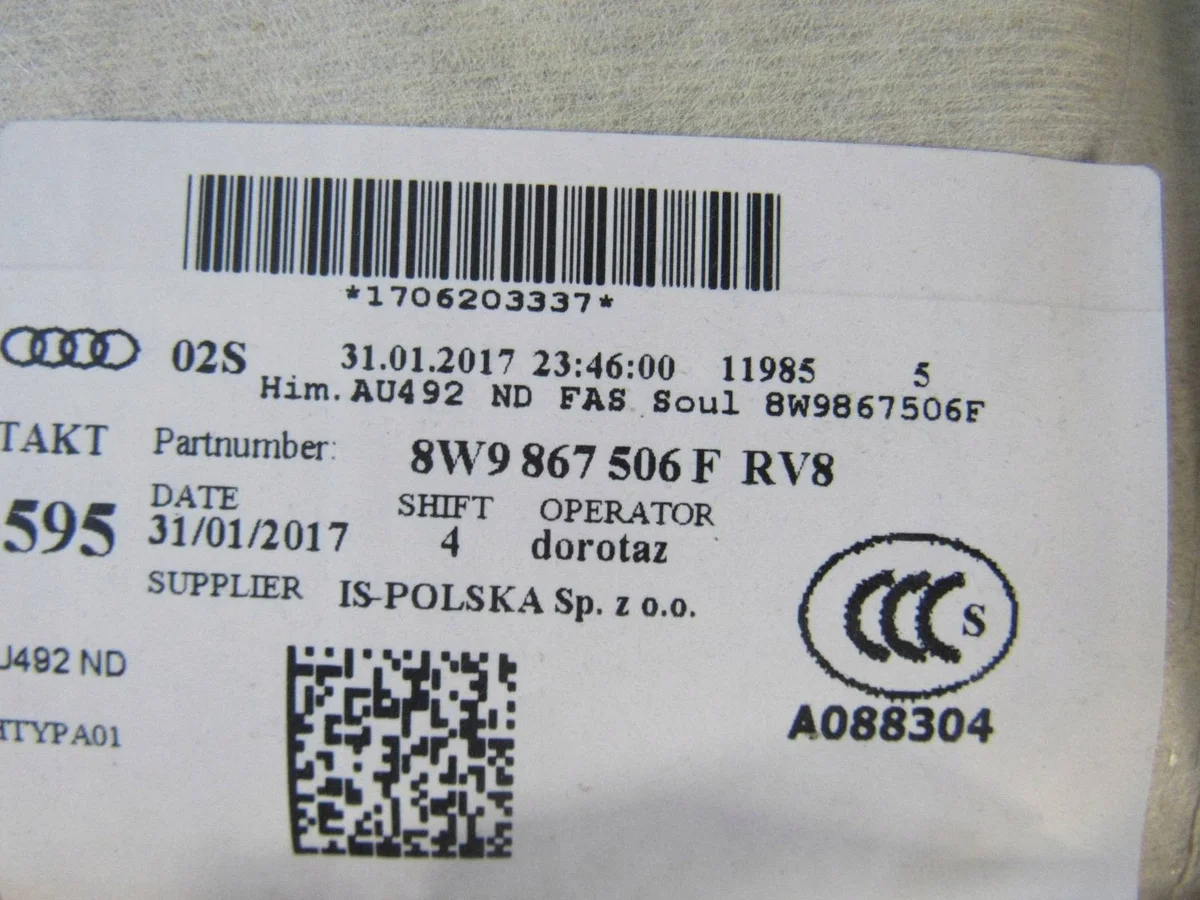 Takfoder Audi A4 S4 B9 A088304 image 7