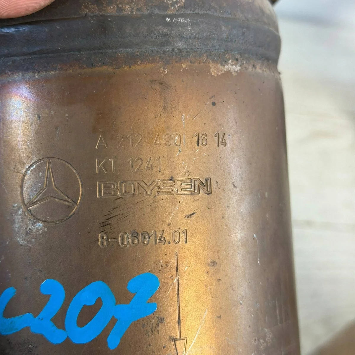 Mercedes E CLS Katalysator DPF 350 CDI image 10