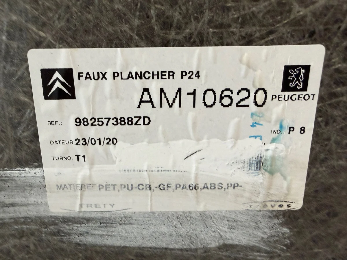 Peugeot 2008 II Kofferraumboden Ablage 98257388ZD image 5
