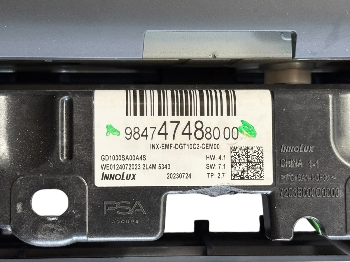 Display Radio Navigation Jeep Avenger 9847474880 image 7