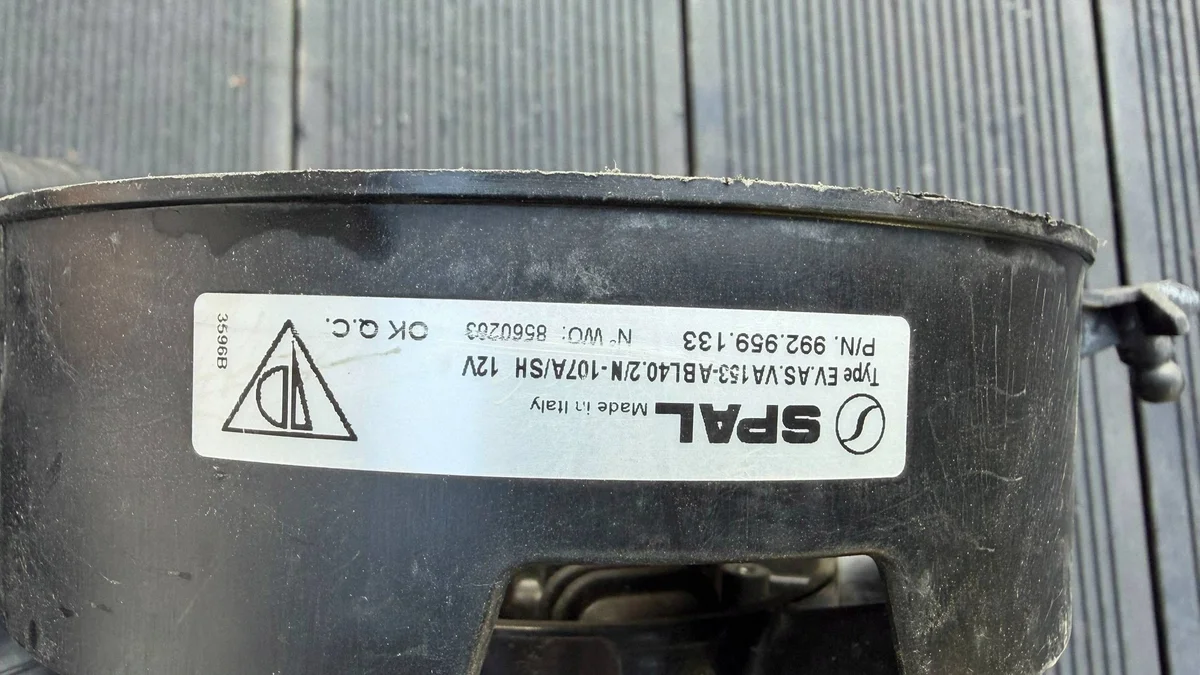 Ventilatori Raffreddamento Porsche 911 992 OE 992959133 thumbnail 7