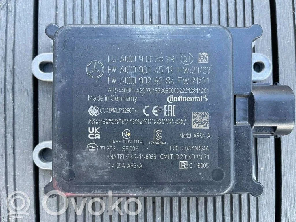 Mercedes-Benz A W177 Radar A0009002839 image 3