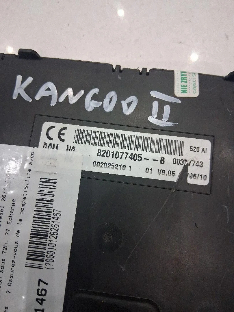 Module confort RENAULT KANGOO 8201077405
