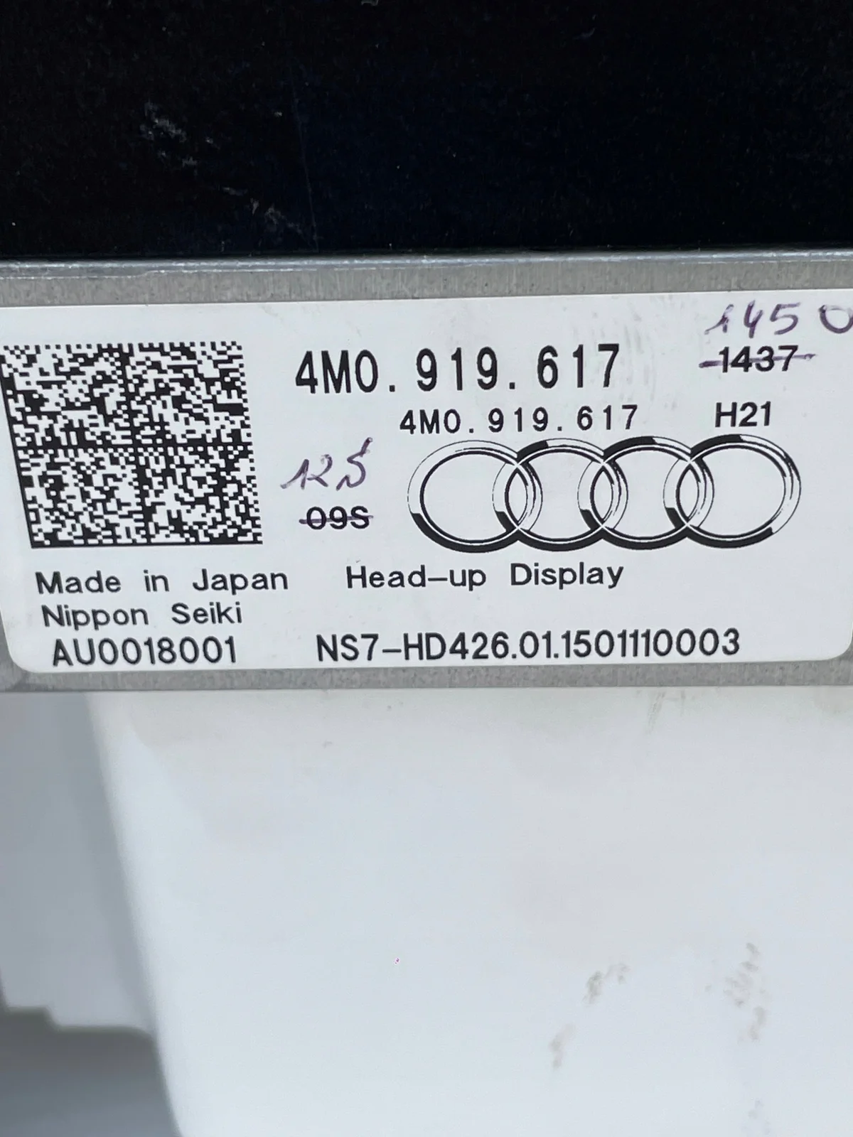 Projektor HUD Audi Q7 4M 4M0919617 thumbnail 7