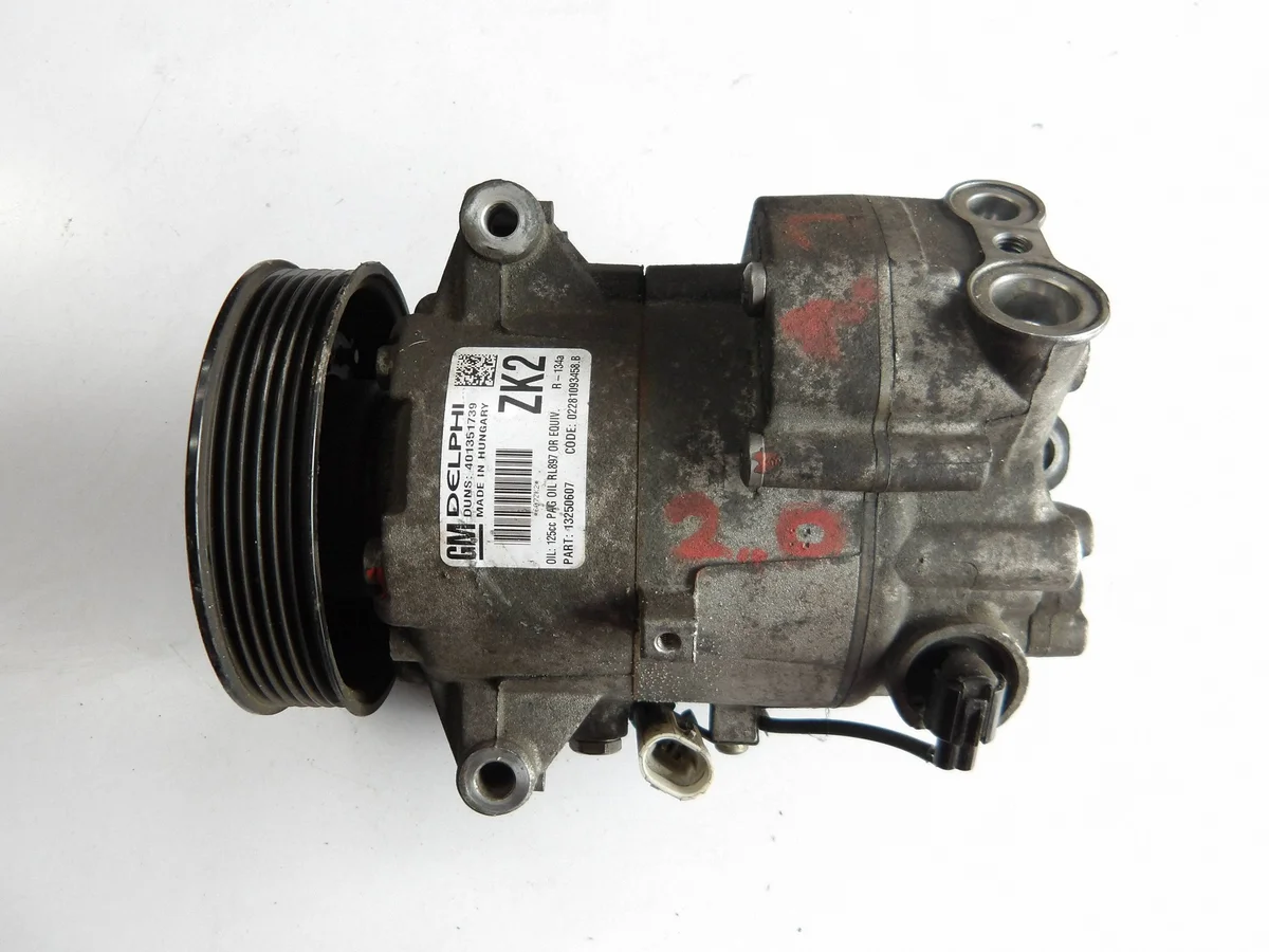Air Conditioning Compressor Opel Astra J Zafira C 13250607