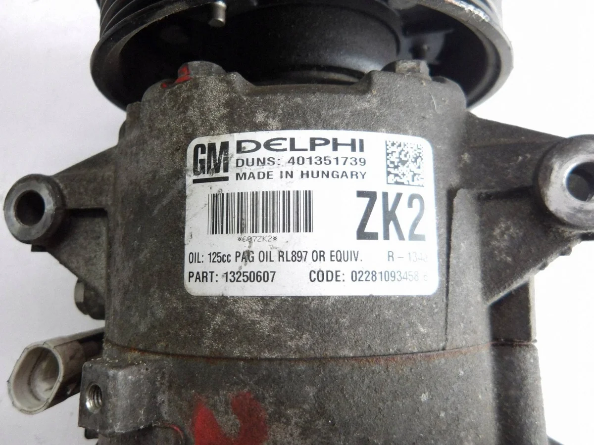 AC-kompressor Opel Astra J Zafira C 13250607 thumbnail 4