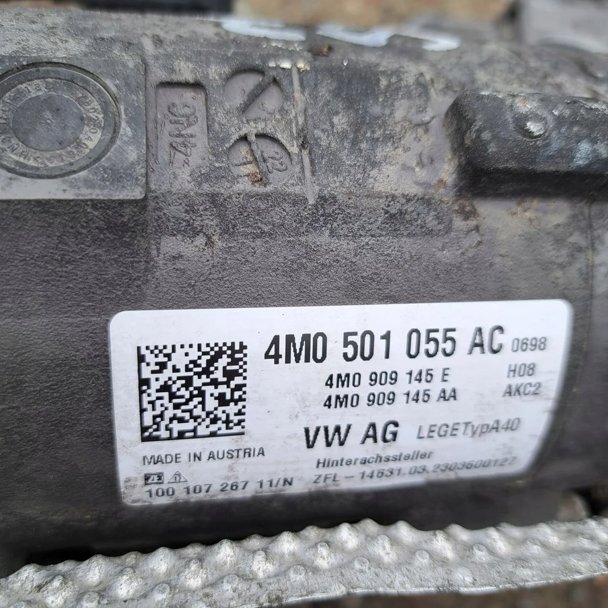 Lenkgetriebe hinten Audi Q7 4M0501055AC image 5