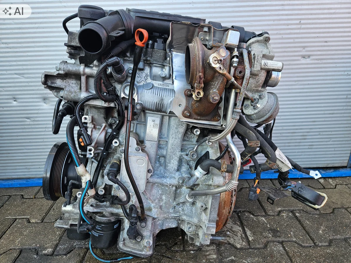 Motor 1.2 THP HN01 komplett Citroen Peugeot 12THPSILNIKHN01KOMPLETNY image 4