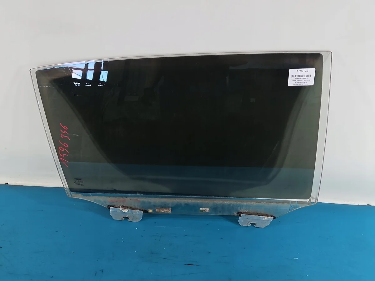 Bentley Continental I Right Rear Door Window Glass 2005-2013