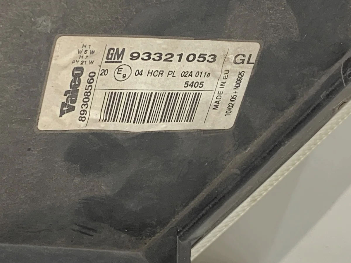 Scheinwerfer rechts vorne Opel Meriva A 93321053 image 5