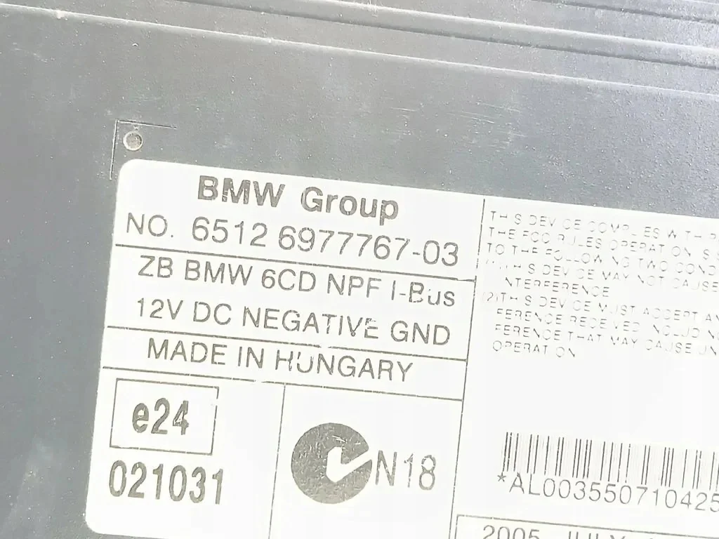 Changeur CD/DVD BMW 5 E39 6977767 image 6