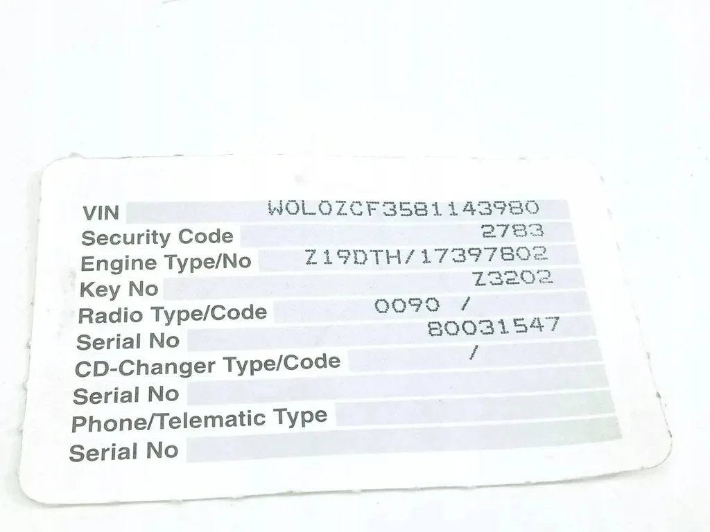 Opel Vectra C Display 5WK70093 image 8