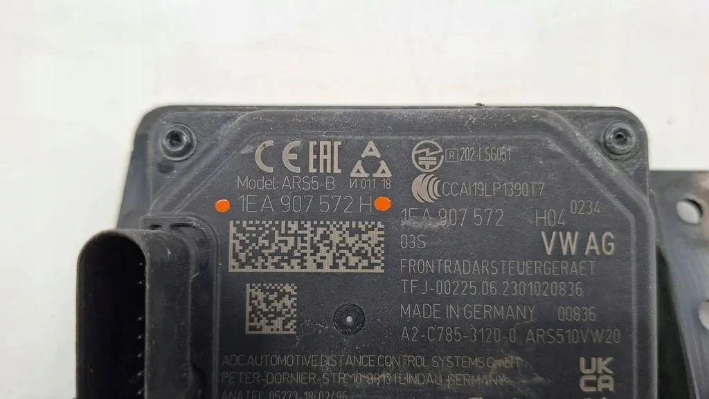 Radar Distronic VW ID.3 ID.4 ID.5 1EA907572H image 5