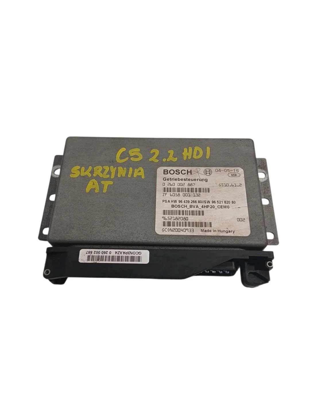 Citroen C5 Steuergerät Automatikgetriebe 9652182080