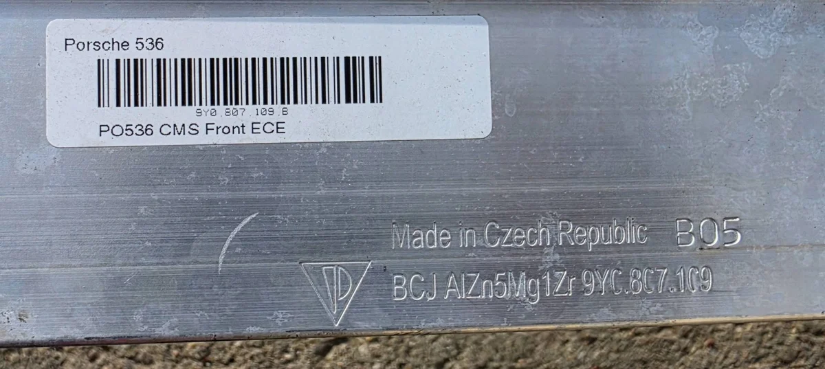 Verstärkung Stoßfänger vorne Porsche Cayenne 9Y0 9Y3 9Y0807109B image 7