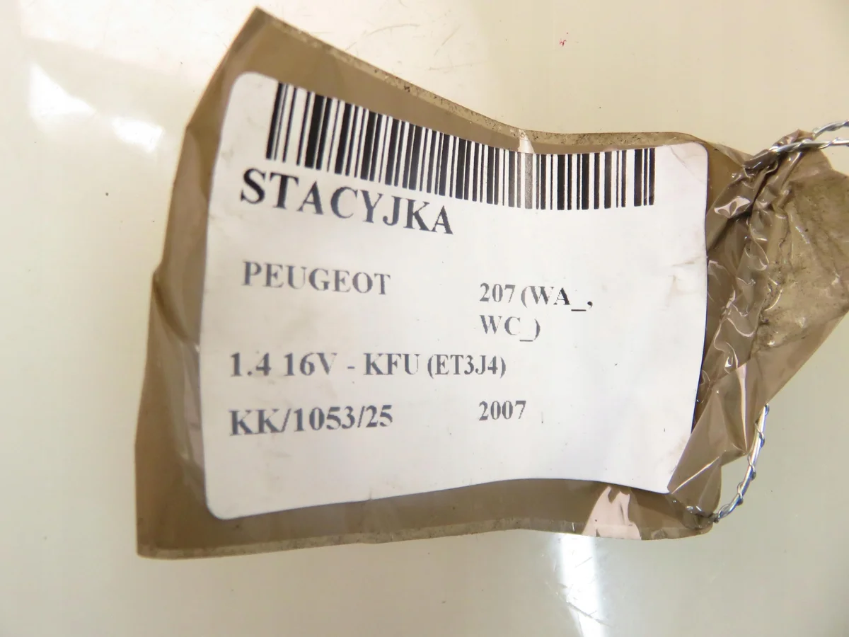 Canhão da ignição Peugeot 207 M1068044-9663123280