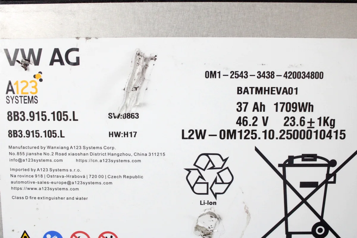 Batterie Audi A6 C9 8B3915105L image 4