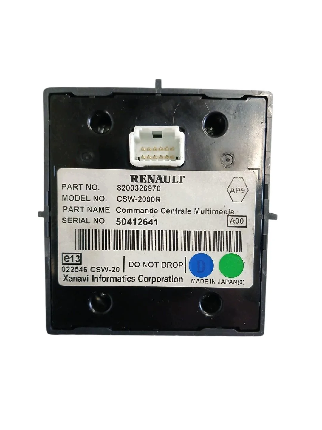 Renault Megane II Radio/Navi Ohjauspaneeli 8200326970 image 3