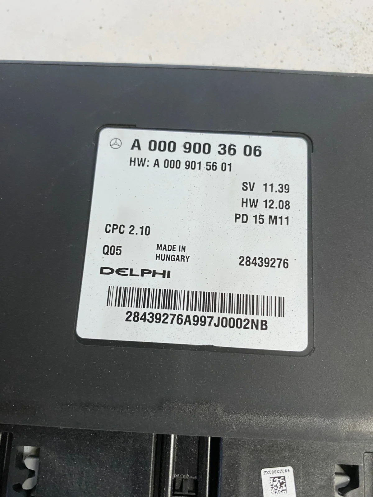 Styrenhet växellåda A0009003606 Mercedes A-Klass W176