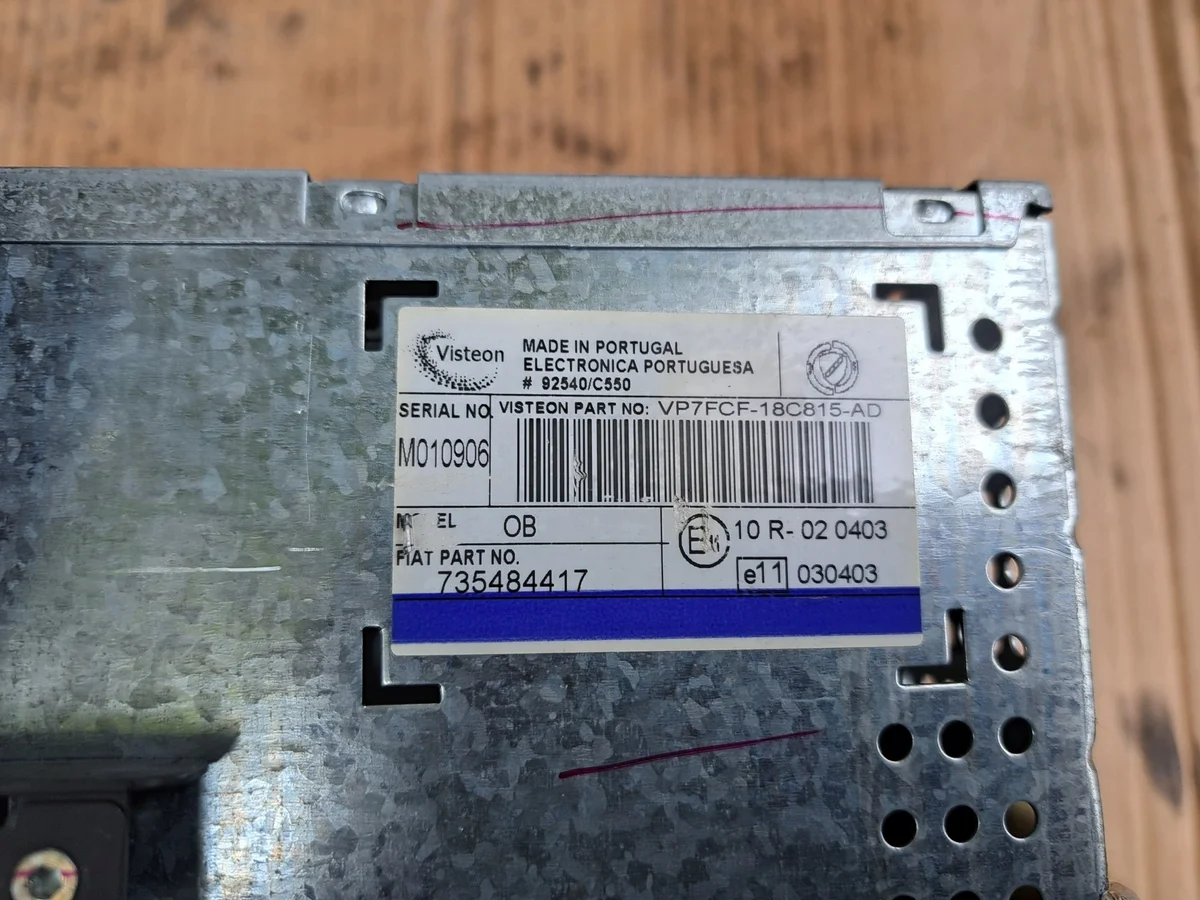 Radio CD Fiat Bravo II 735484417 image 4