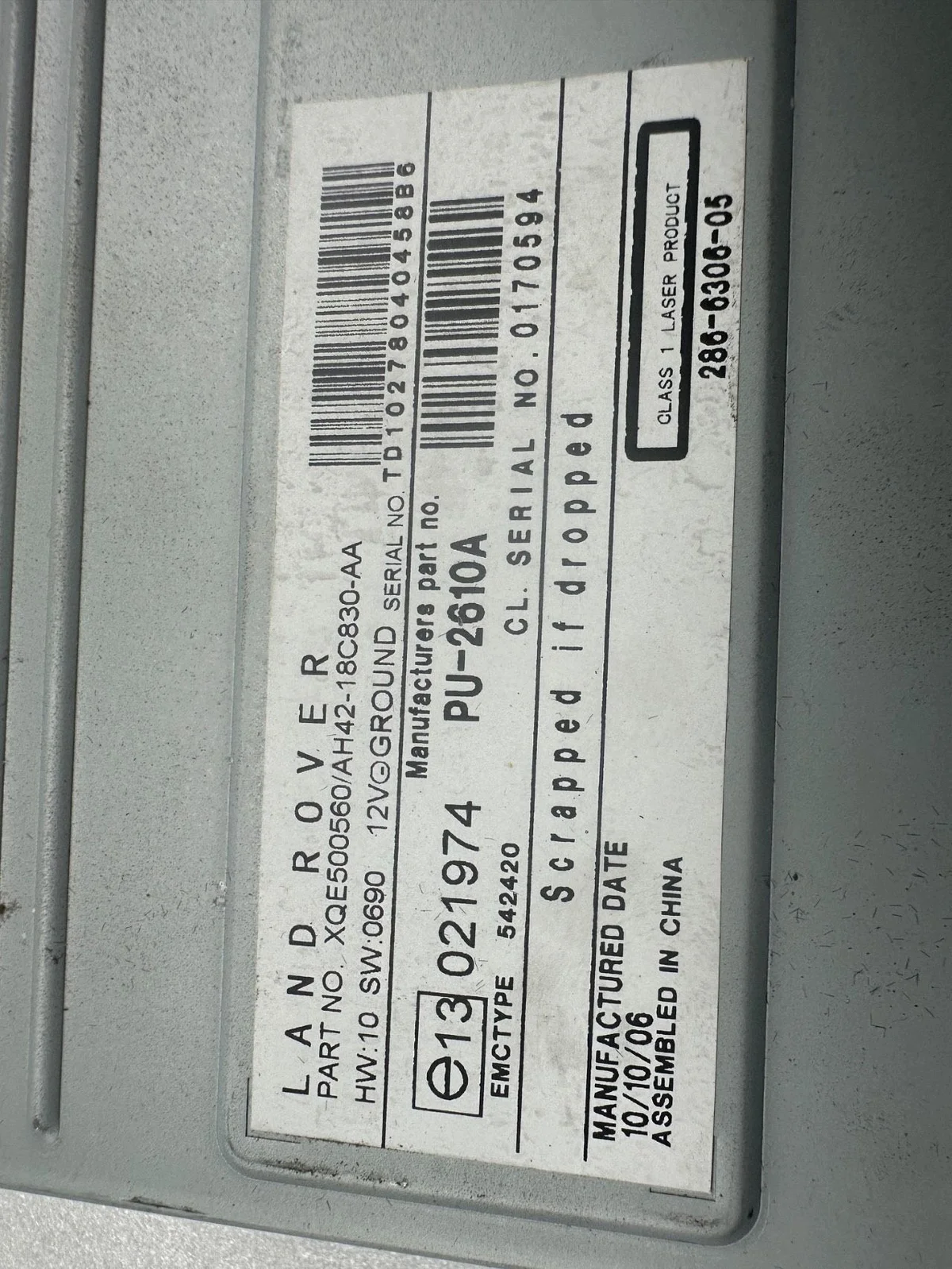 Changeur CD/DVD BMW E13021974 image 7