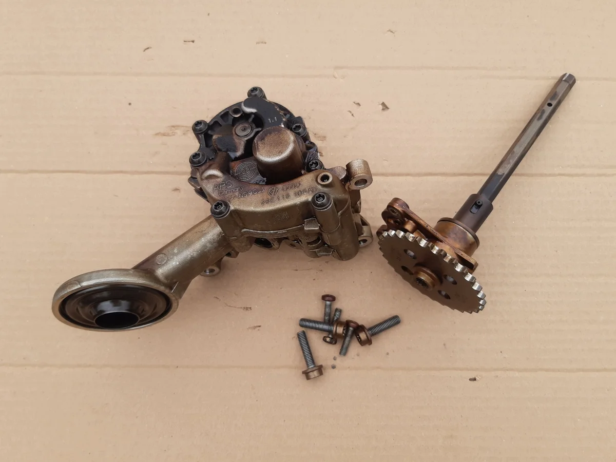 Ölpumpe Audi A6 C6 3.0 TFSI 06E115105AD image 10