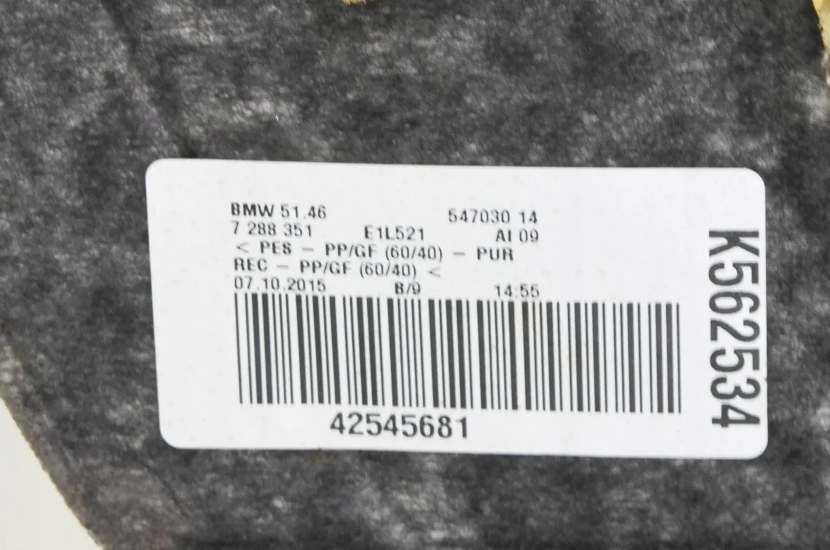 Kofferraumablage BMW OE 7288351 image 8
