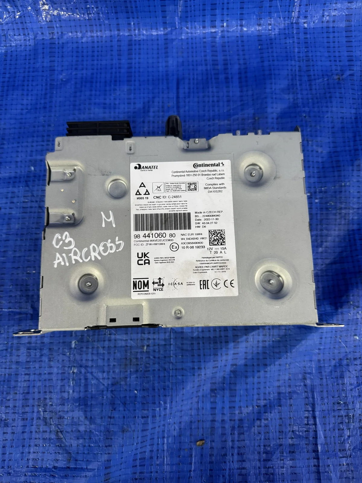 Radio Navigation Citroen C3 Aircross 9844106080