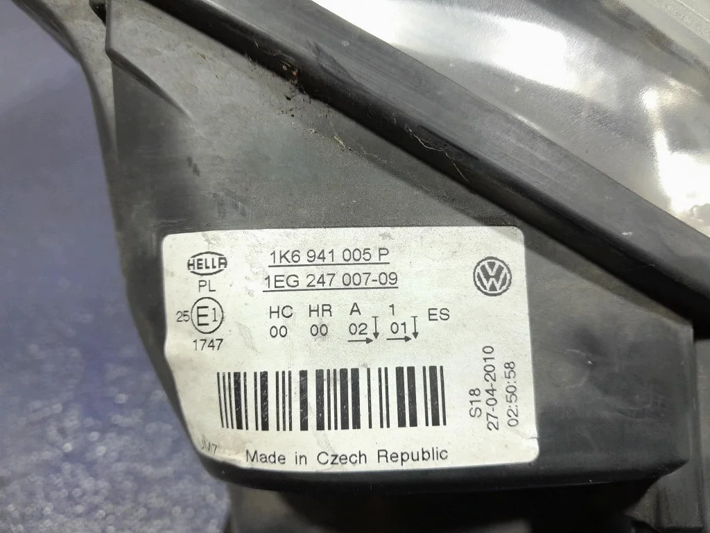 Phare Gauche VW Golf V 1K6941005P 2003-2008 image 9