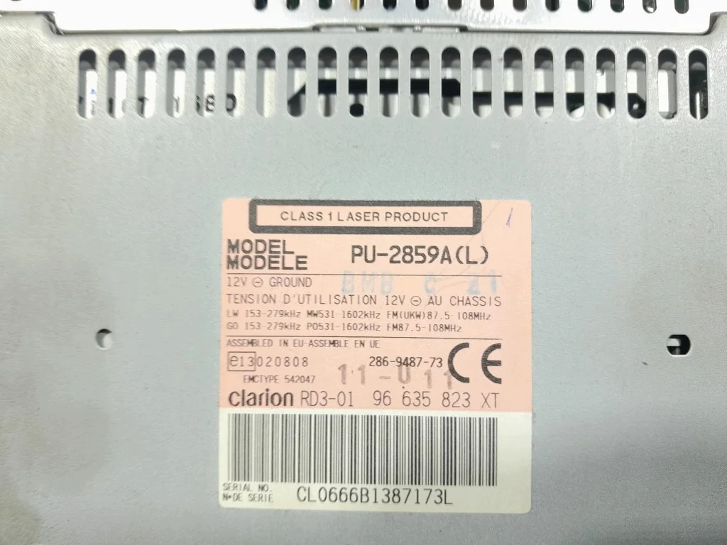 Radio CD Peugeot 206 96635823XT 09-12 image 5