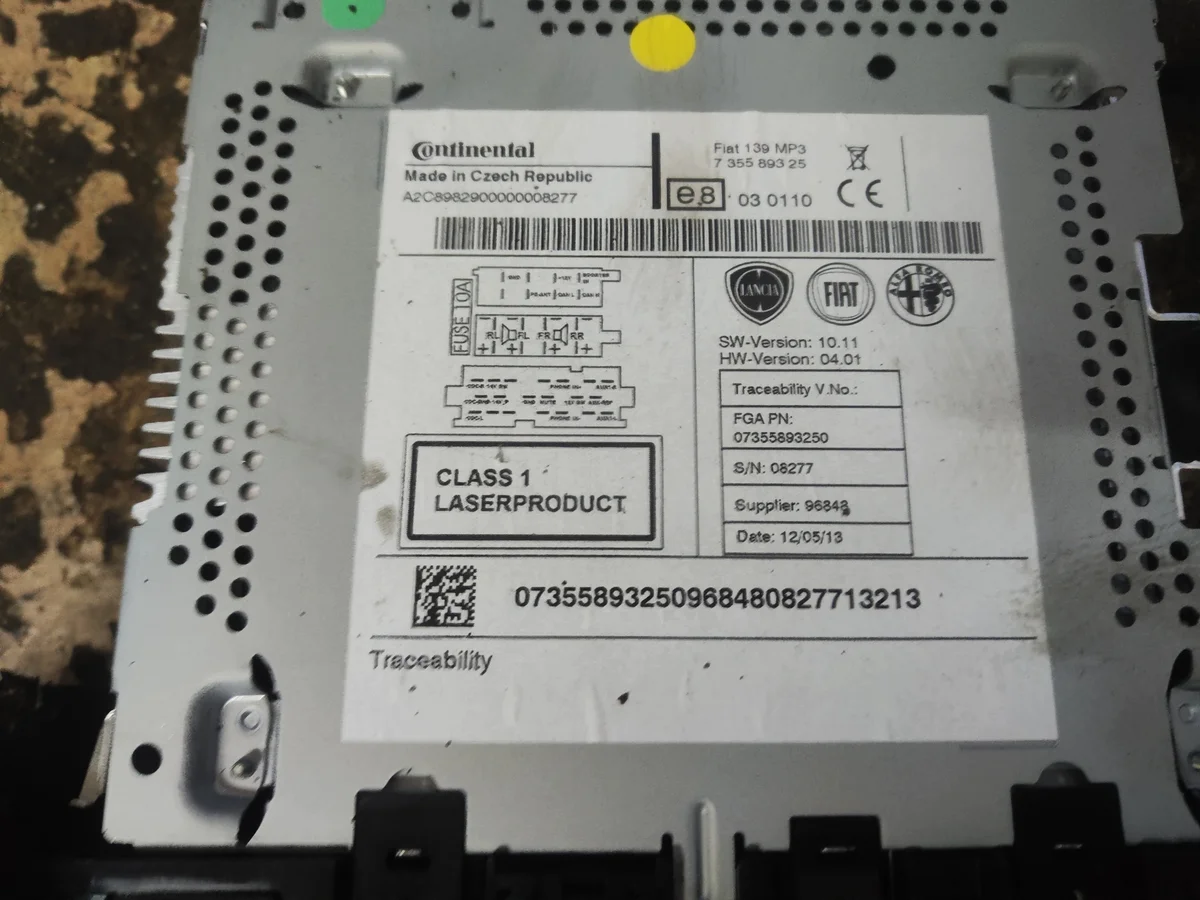 Radio CD Fiat Panda III image 6