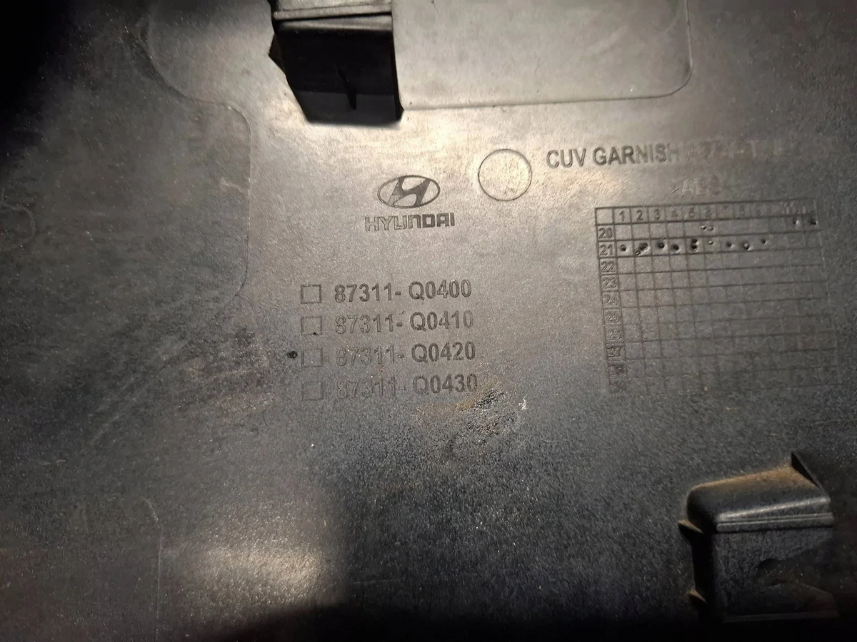 Takaspoileri Hyundai Bayon 87311Q0400 thumbnail 3