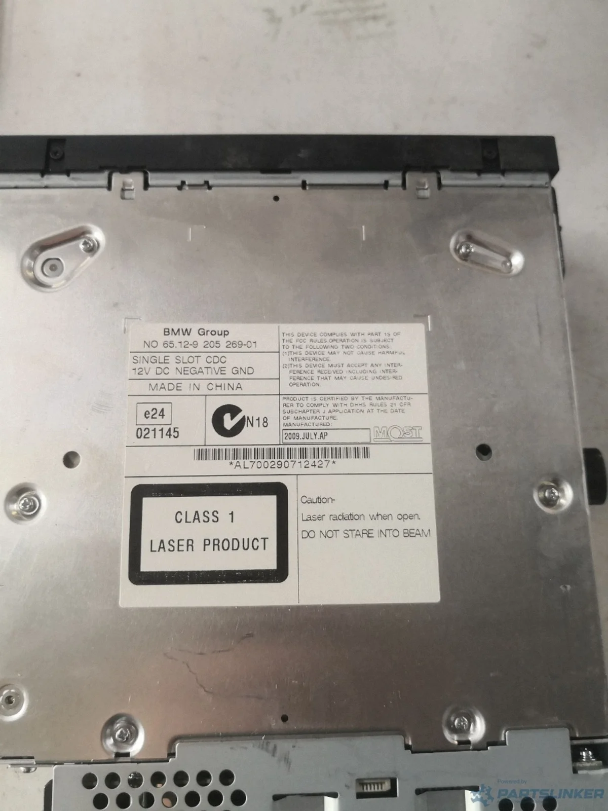 BMW X6 E71 CD/DVD-vaihtaja 920526901