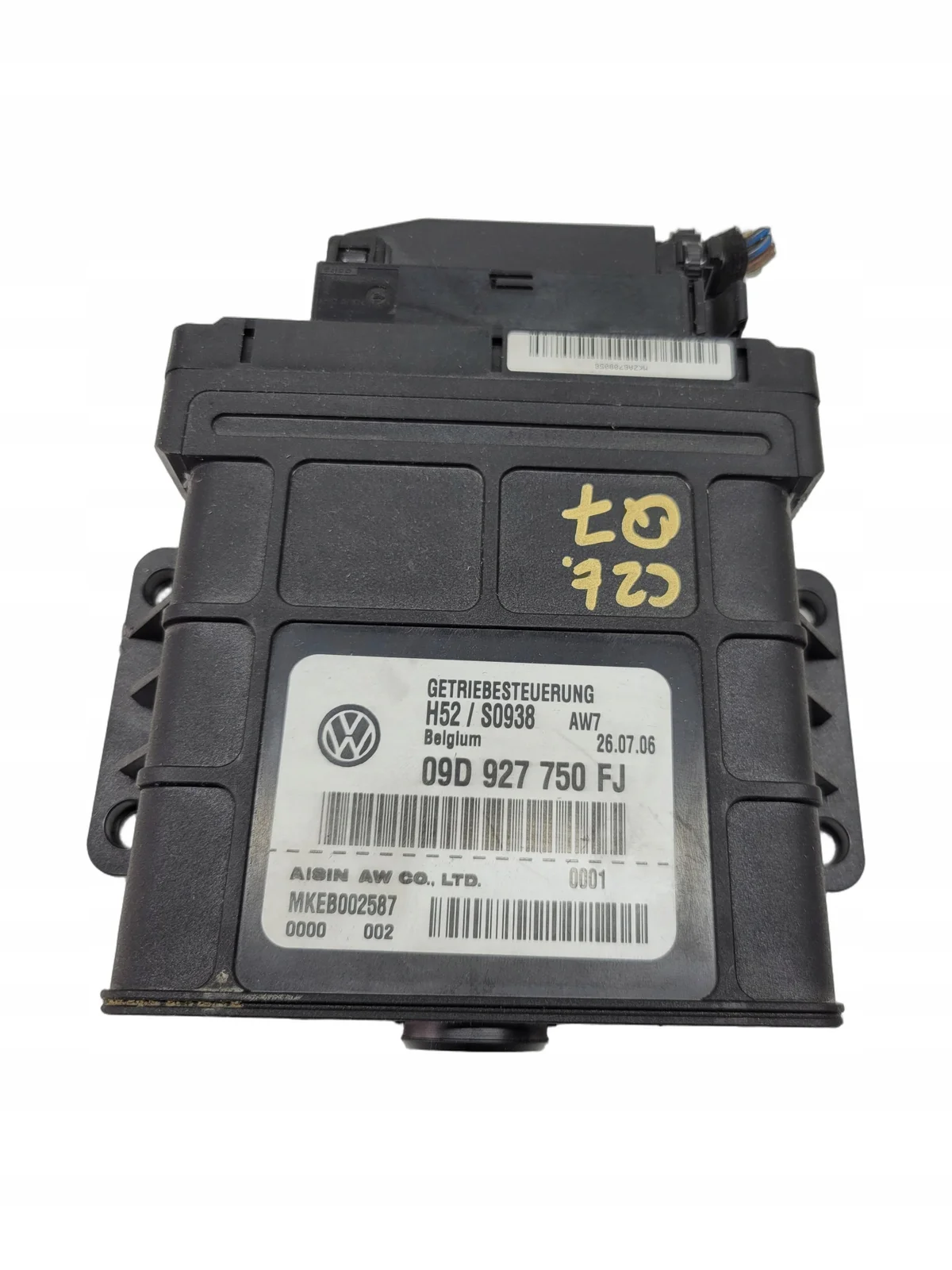 Calculateur boîte auto Audi Q7 4L 09D927750FJ