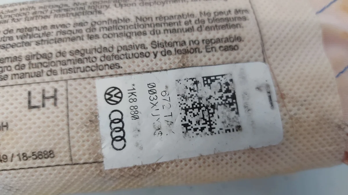 Volkswagen Passat CC airbag istuimelle image 7
