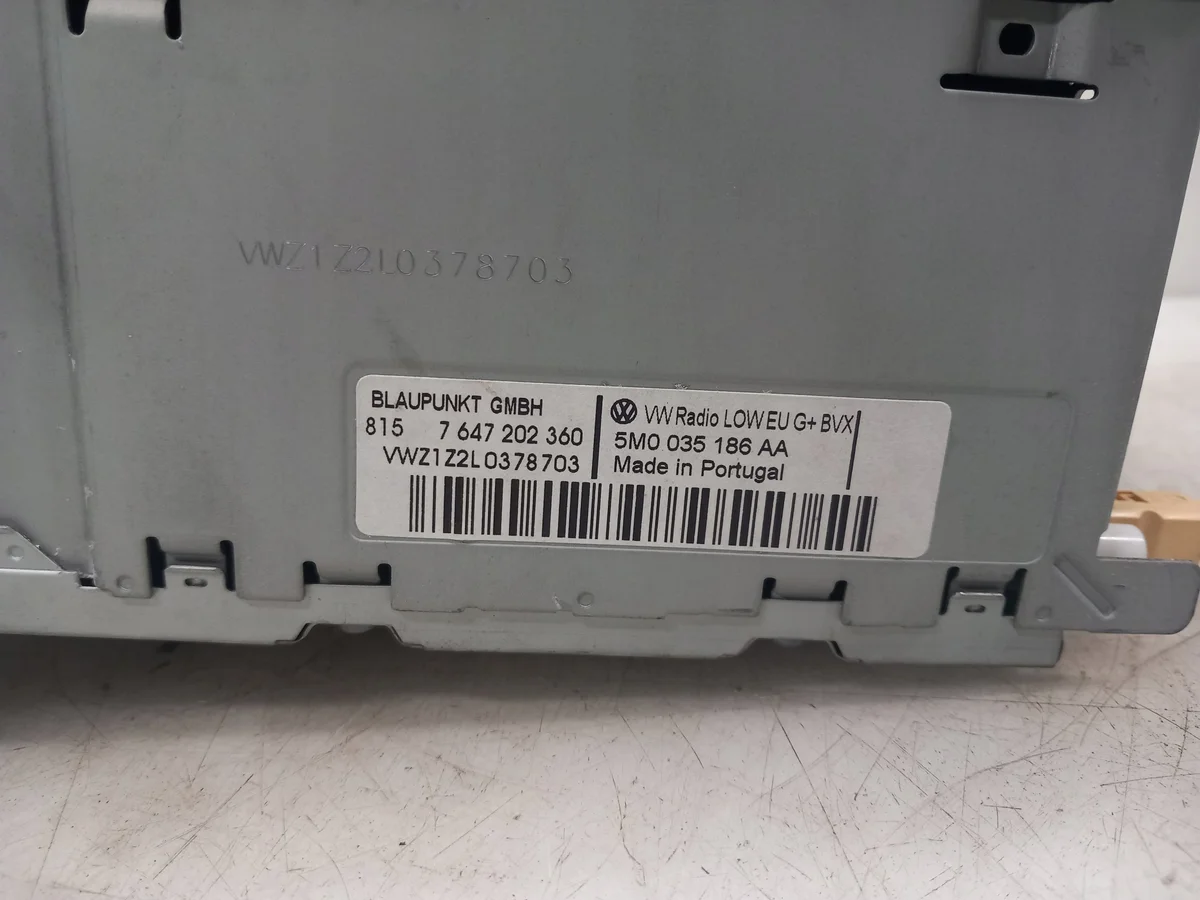 Radio Volkswagen 5M0035186AA image 5