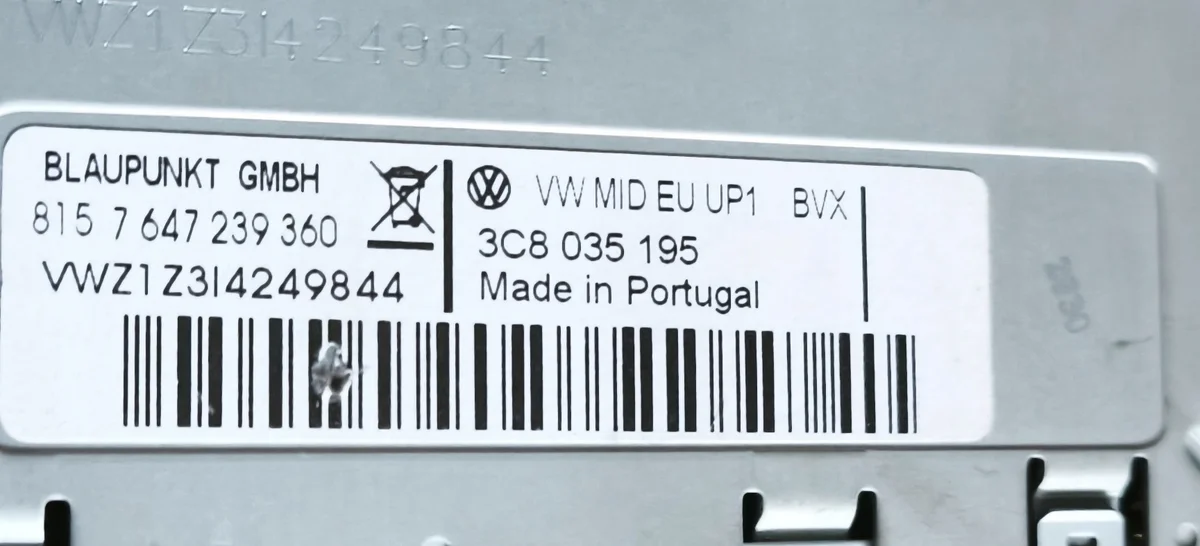 Radio CD 3C8035195 Volkswagen Passat B6 image 4