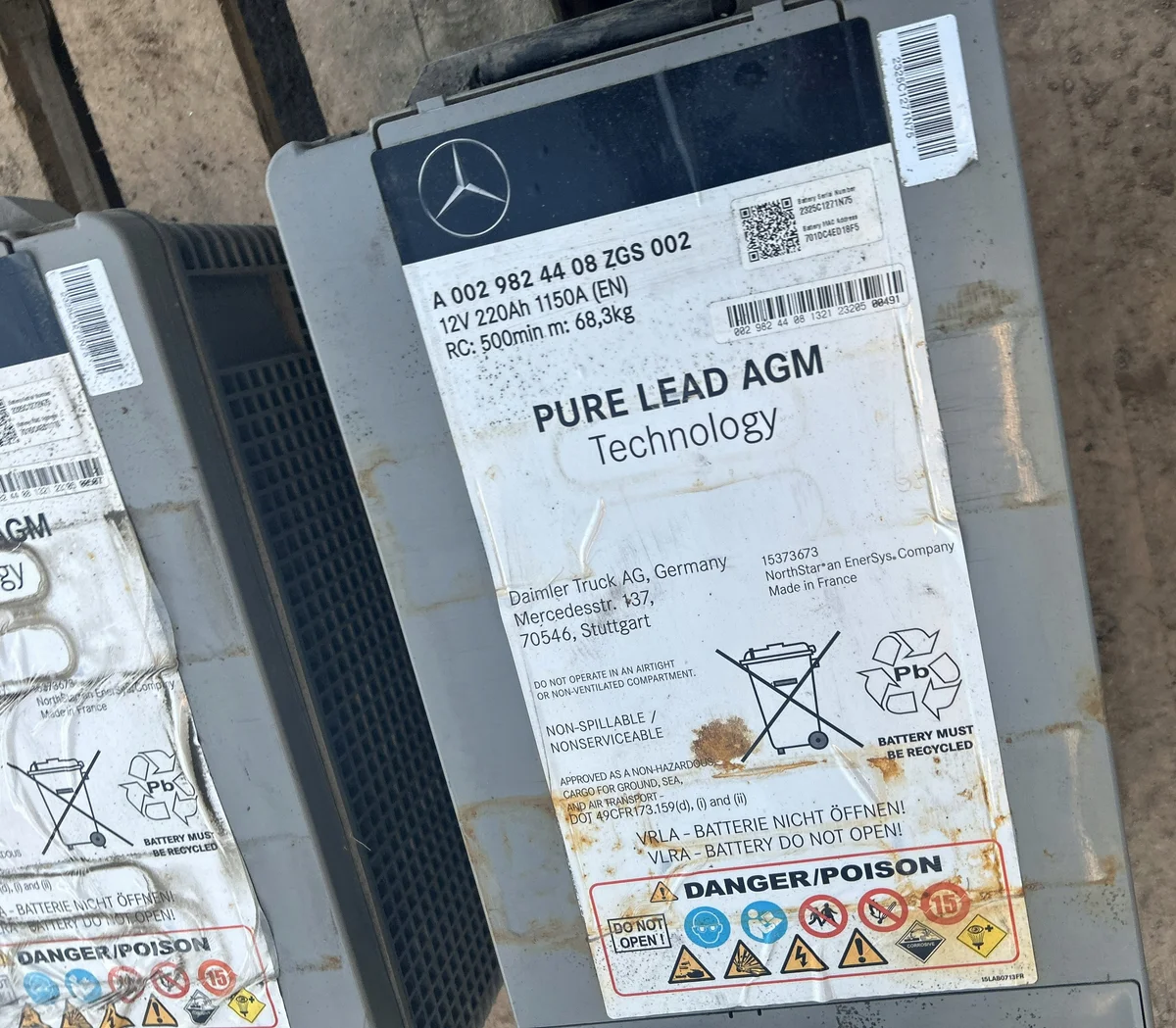 Mercedes Batteri A0029824408 image 10