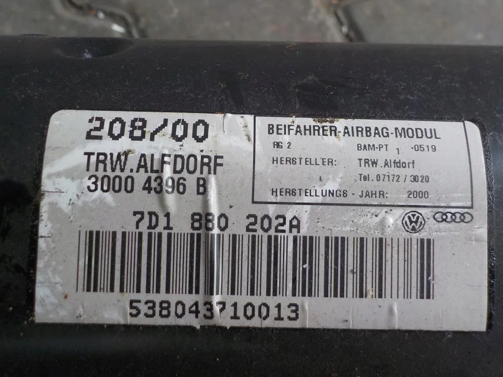 Lenkrad-Airbag Volkswagen T4 image 4
