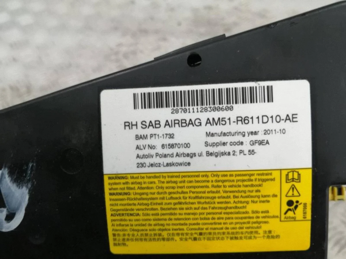 Airbag Ford C-MAX MK2 AM51R611D10AE image 3