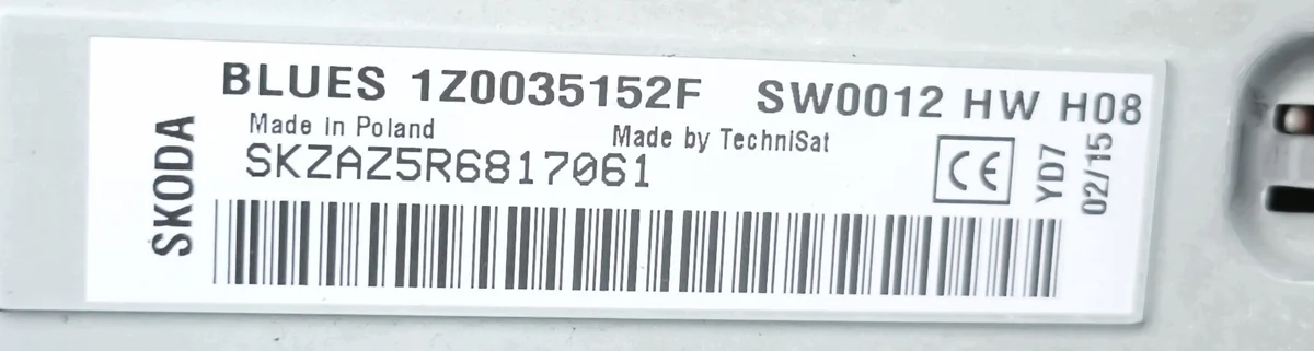 Radio Skoda Yeti 1Z0035152F image 3