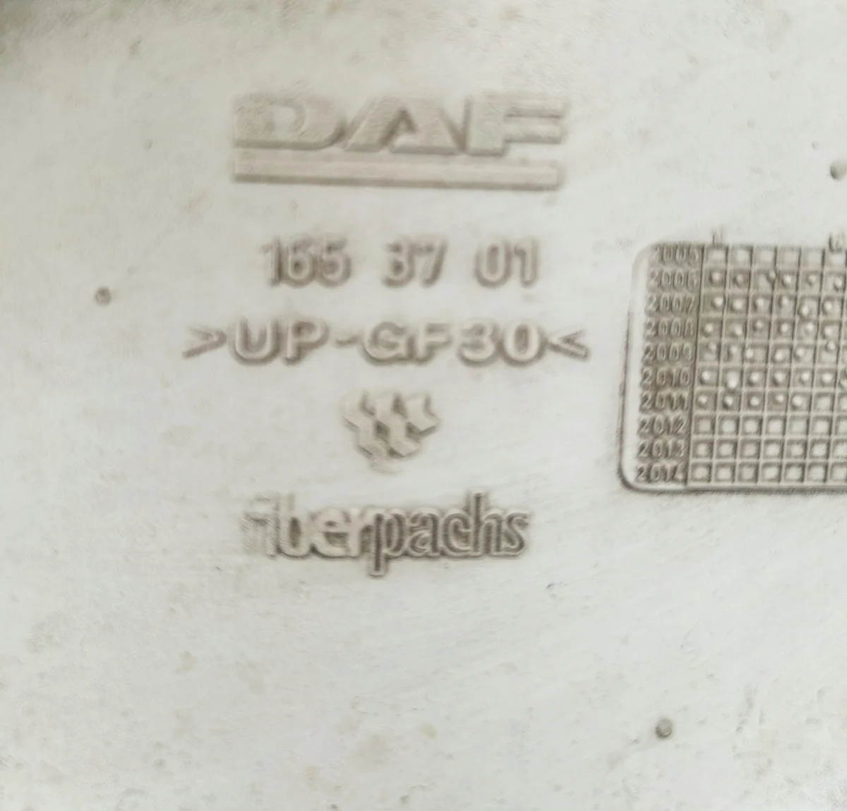 Spoilerin jatke DAF XF 105 1653701 image 4