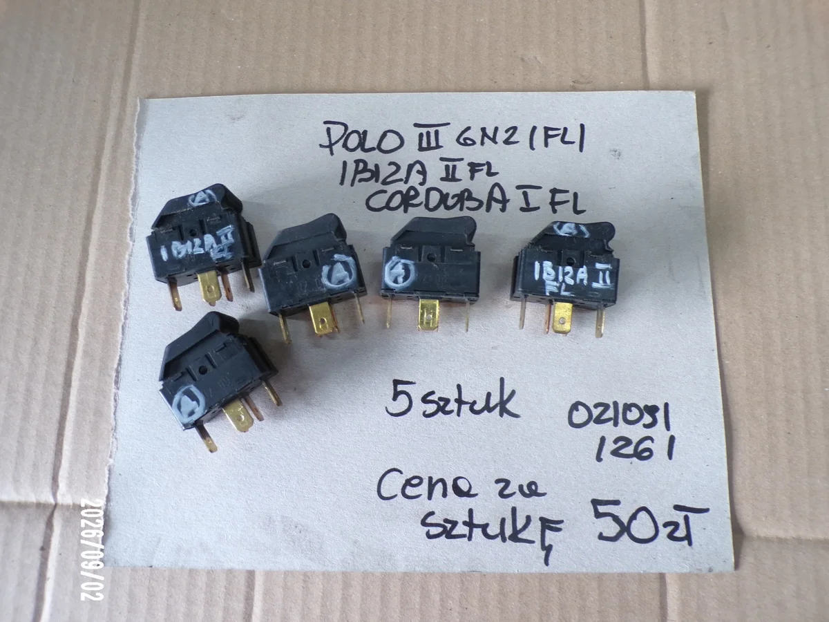 Interruptor Elevalunas SEAT Ibiza Cordoba Polo 6H0959855A