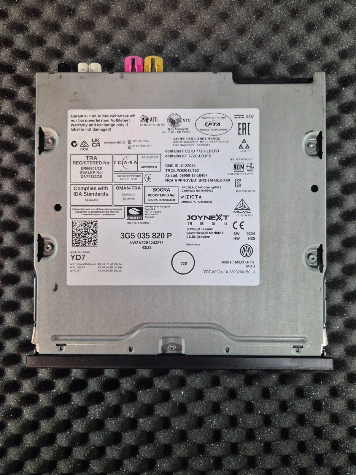 Volkswagen T-Roc Multimedia Reader 3G5035820P
