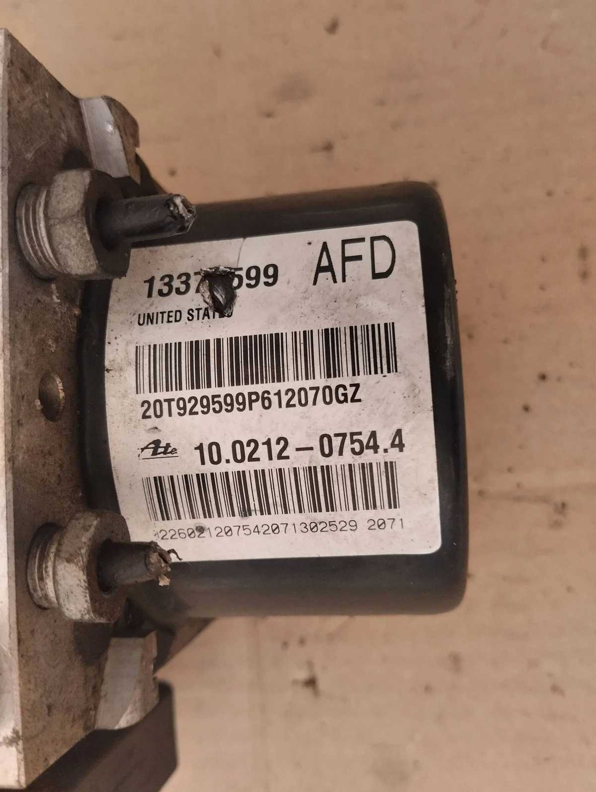 Bremskraftverstärker ABS Opel Astra J IV Zafira C 13379599 image 4