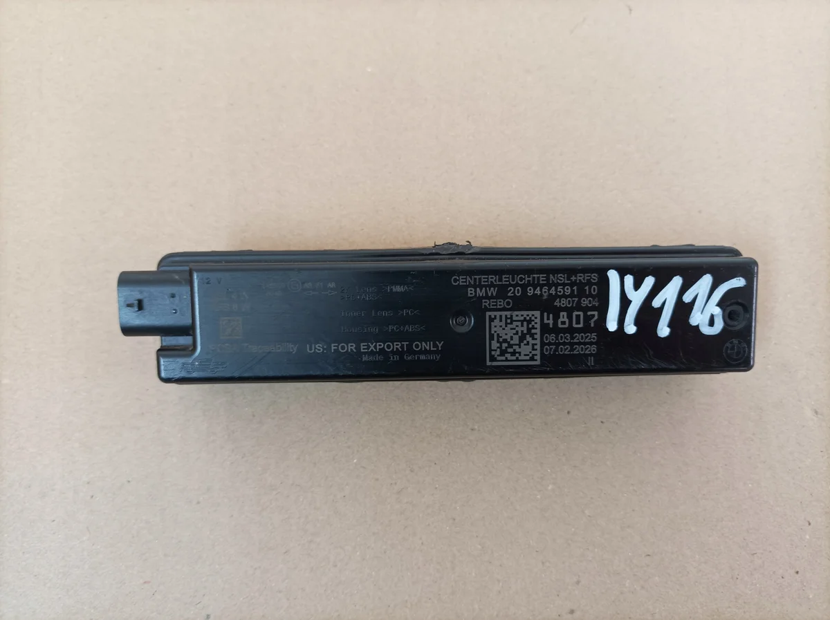 BMW G60 G70 Luz Central Parachoques Trasero 9464591