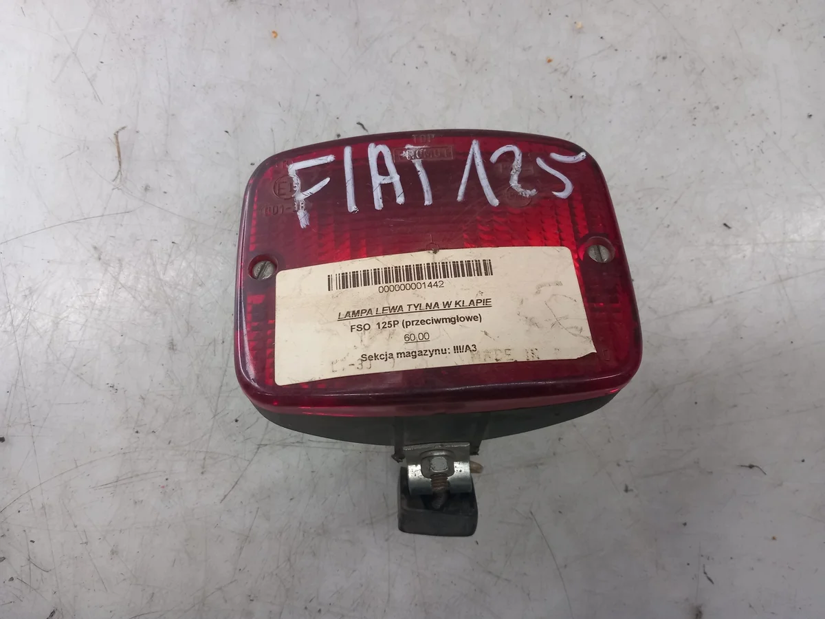 Luz Antiniebla Trasera Izquierda Fiat 125p 001-38